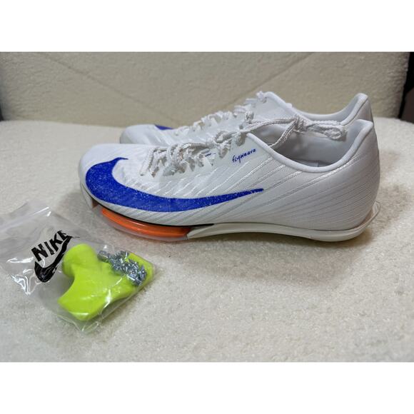 Nike Air Zoom Maxfly Prototype Sprint Spikes Mens 7 White Blue FD8396-900 NWOB main image 10